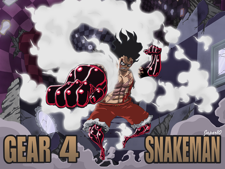 Every Version of Luffy Gear 4