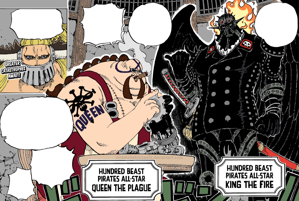 Queen vs king #onepiece