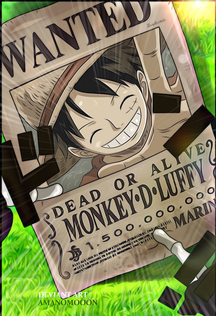 POSTER A4 PLASTIFIE-LAMINATED *MANGA ONE PIECE WANTED MARCO PHO 1 FREE/1 GRATUIT 