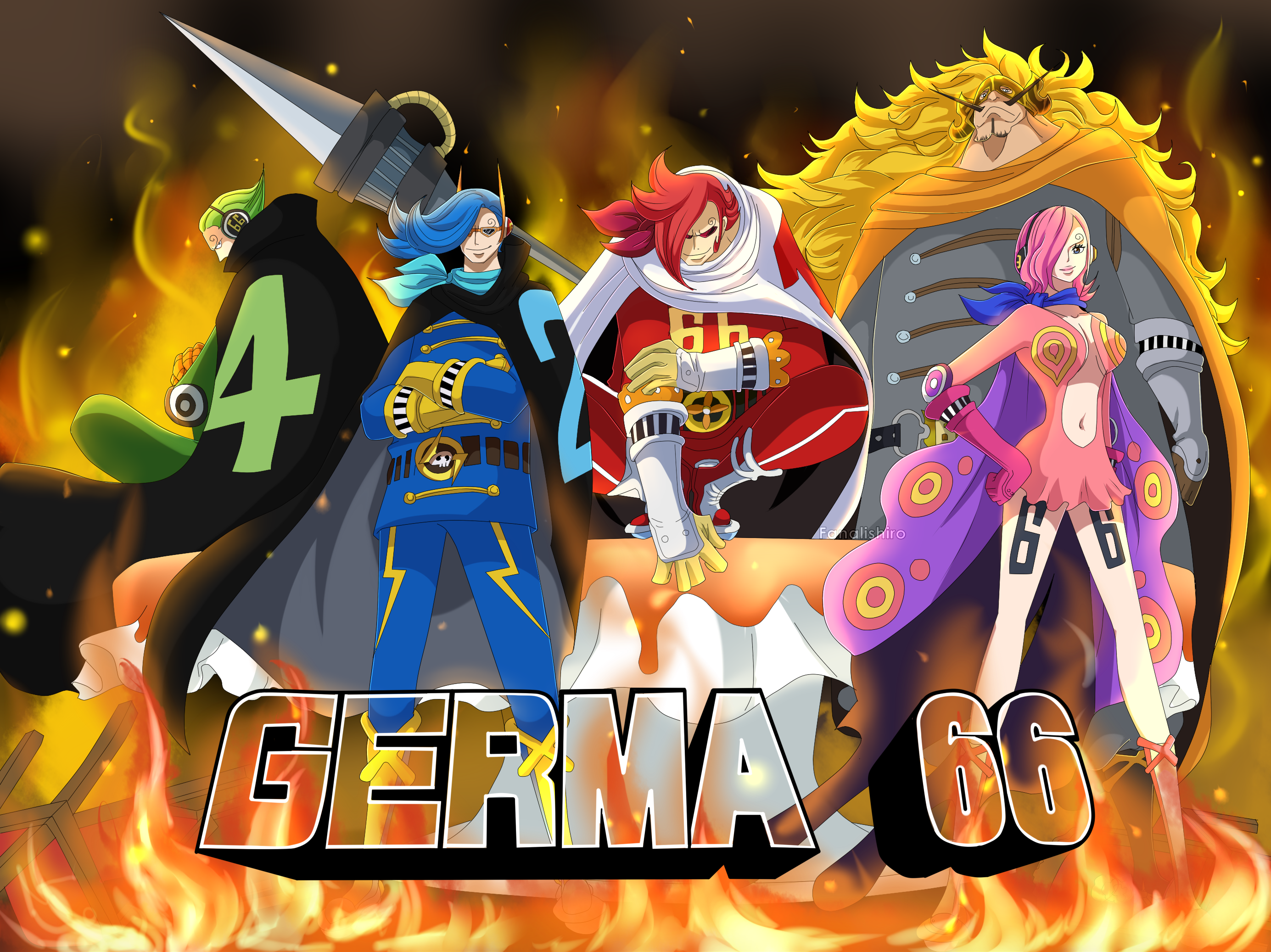 Germa 66 Will Save Luffy And Join Grand Fleet One Piece