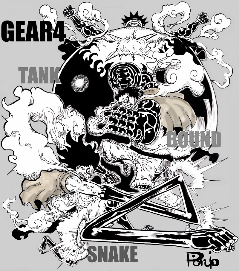 Gear 5 Pressure Man One Piece