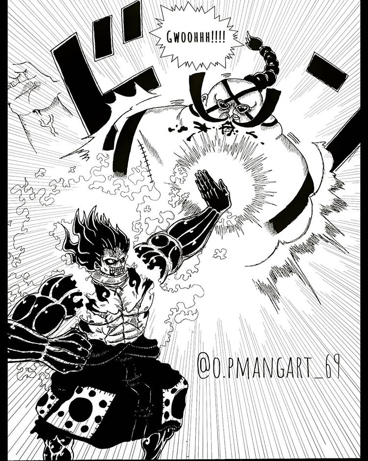 One Piece Luffy Vs Queen