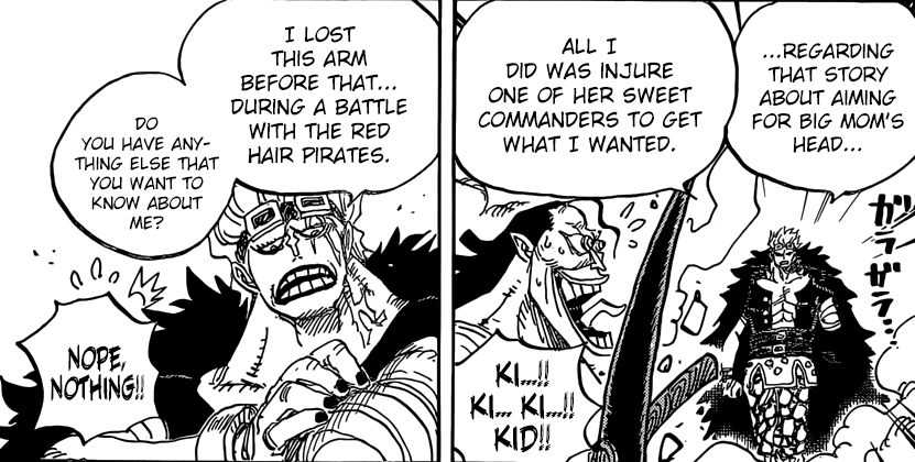 Eustass Kid vs Red Hair Pirates - One Piece