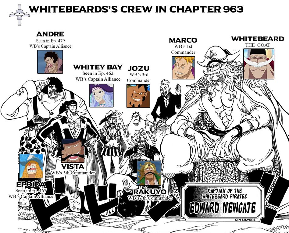 Prime Whitebeard S Crew Weaker Than Roger Pirates One Piece