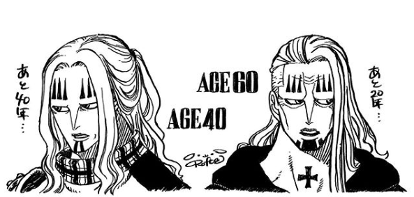 How One Piece Characters Would Look At 40 And 60 Years Old One Piece