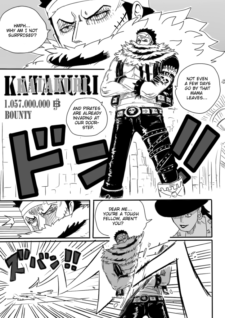 Katakuri Vs Blackbeard Pirates Full Length Hand Drawn Chapter One Piece Fanpage
