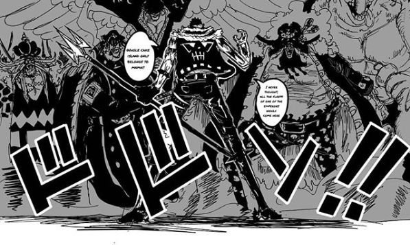 Katakuri Vs Blackbeard Pirates Full Length Hand Drawn Chapter One Piece