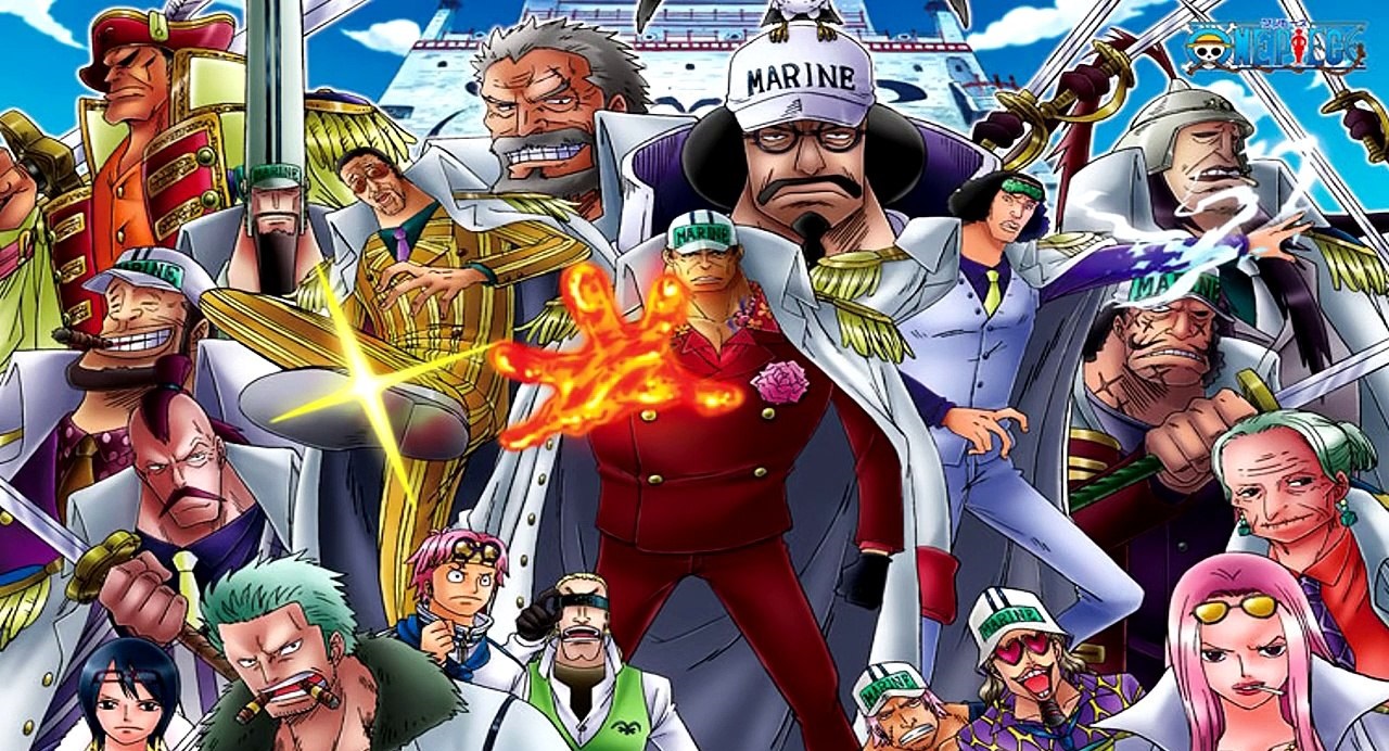 One Piece: 10 Strongest Marines Without Devil Fruits