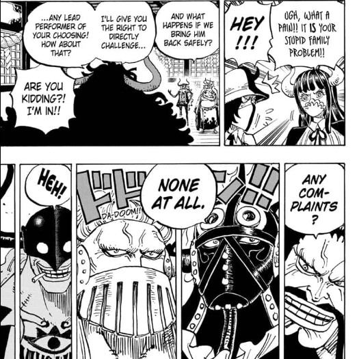 Emperor Crews are both mirrors and opposites of each other - One Piece
