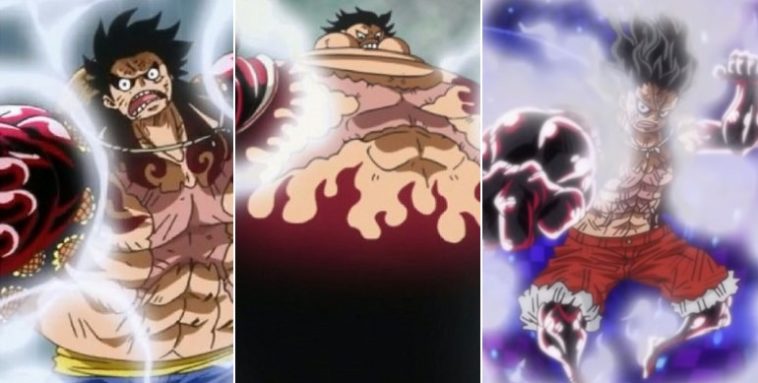 Luffy S New Gear 4 Form Vs Kaido One Piece