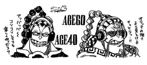 How One Piece Characters Would Look At 40 And 60 Years Old Pagina 3 Di 3 One Piece