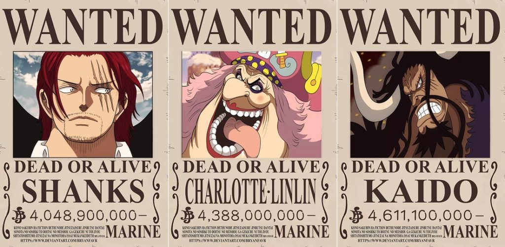 Why Shanks Bounty Is Far More Impressive Than Big Mom And Kaido One Piece