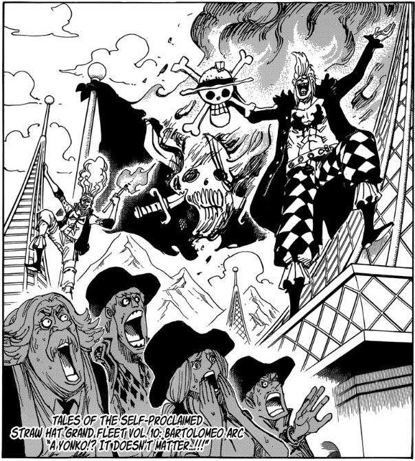 Shanks Reaction To Bartolomeo Burning His Flag One Piece