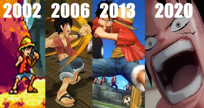 Evolution Of One Piece Games 00 One Piece