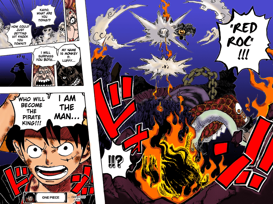 Chapter 1000 Shows That Luffy Is Finally Able To Defeat Kaido In 1 Vs 1 Pagina 2 Di 2 One Piece