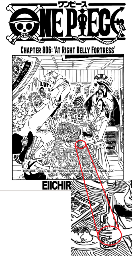 Father Of Makino S Child Hinted At On The Cover Pages Of Chapter 806 8 One Piece