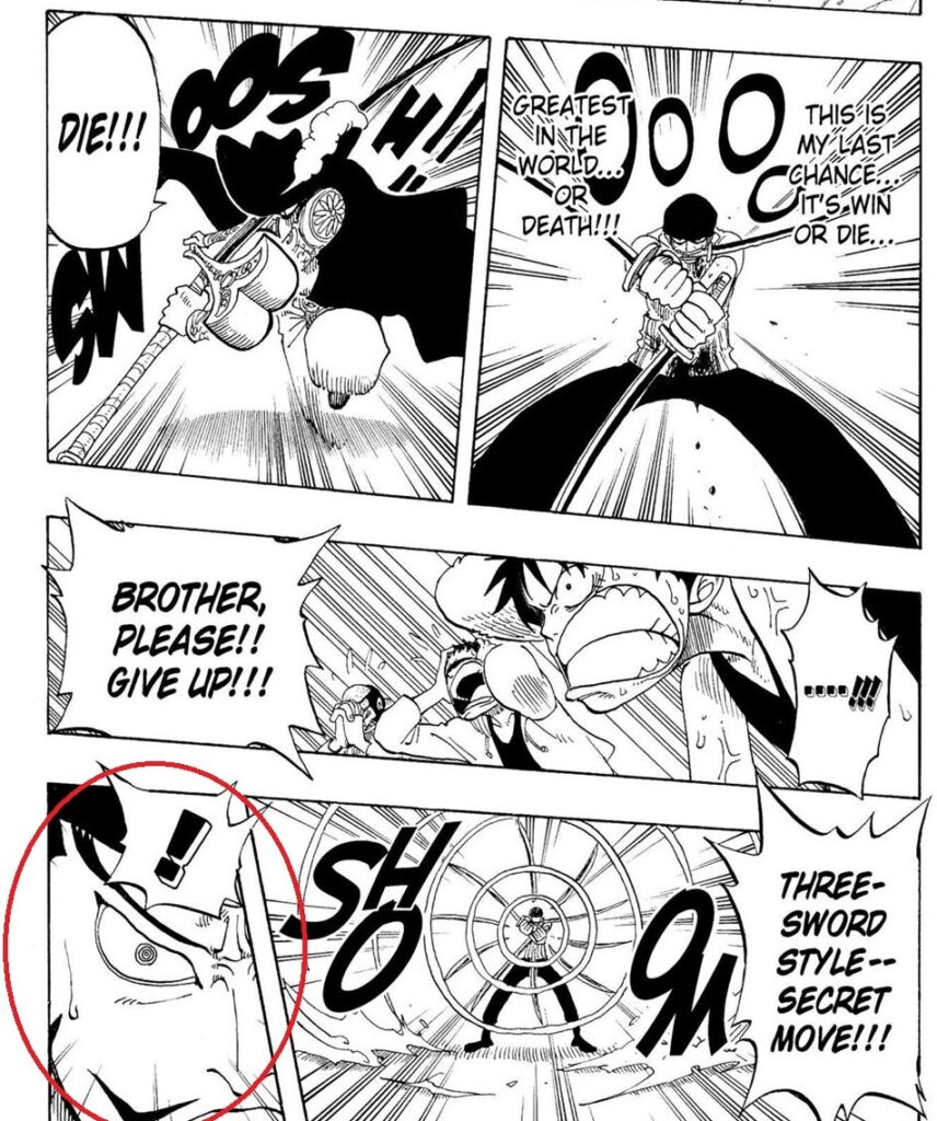 Mihawk was already aware of Zoro's Conqueror's Haki! - One Piece