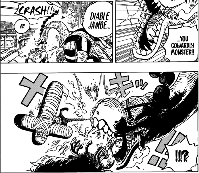 ONE PIECE CHAPTER 1015 SANJI = WANJI