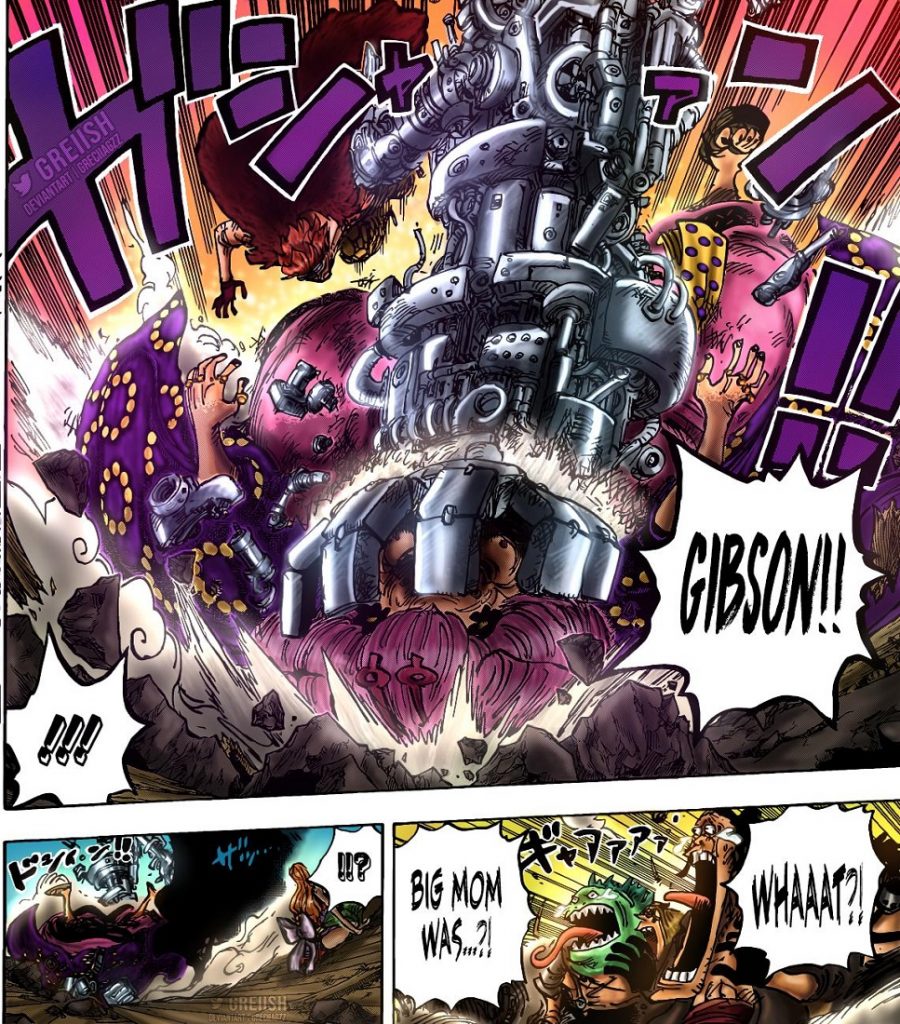 One piece 1026 , clashing between luffy and kaido by EustassQ on