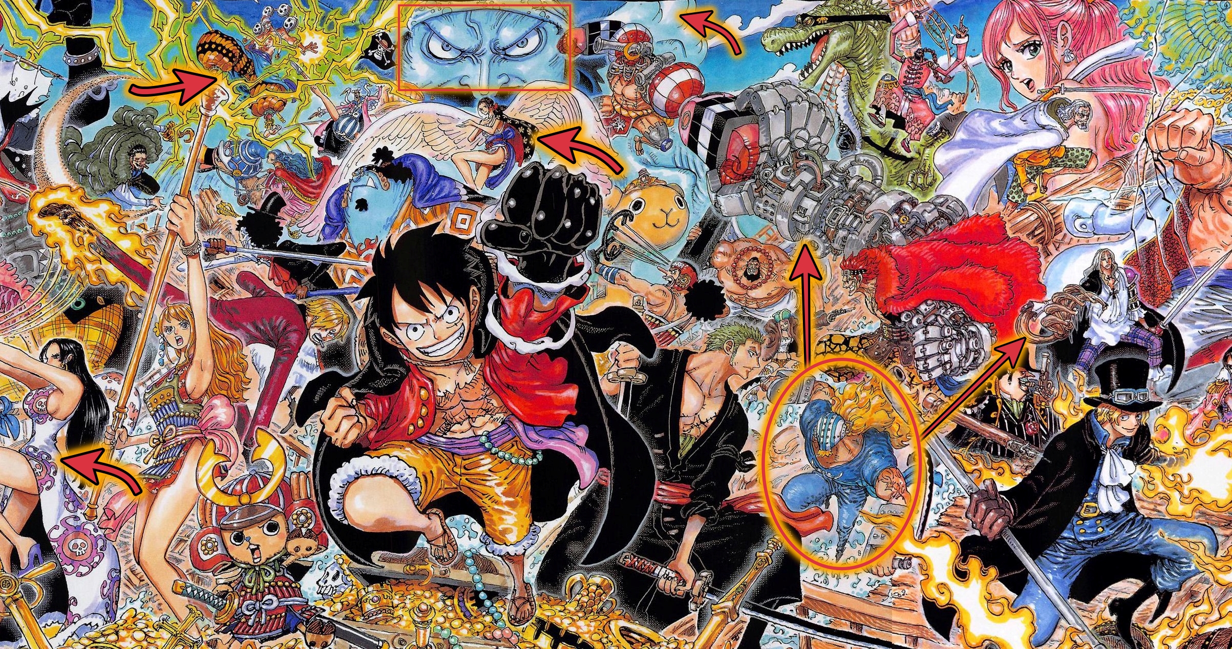 There Are Many Foreshadowings In Oda S New Color Spread One Piece