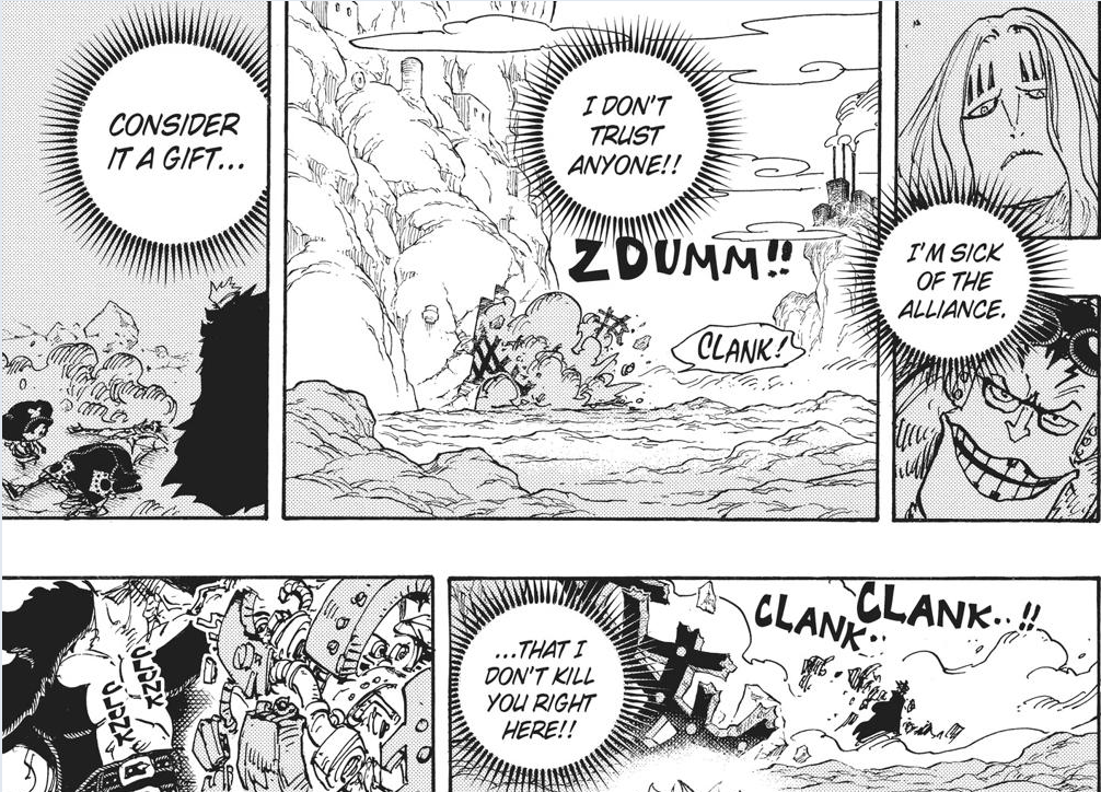 One piece 1026 , clashing between luffy and kaido by EustassQ on