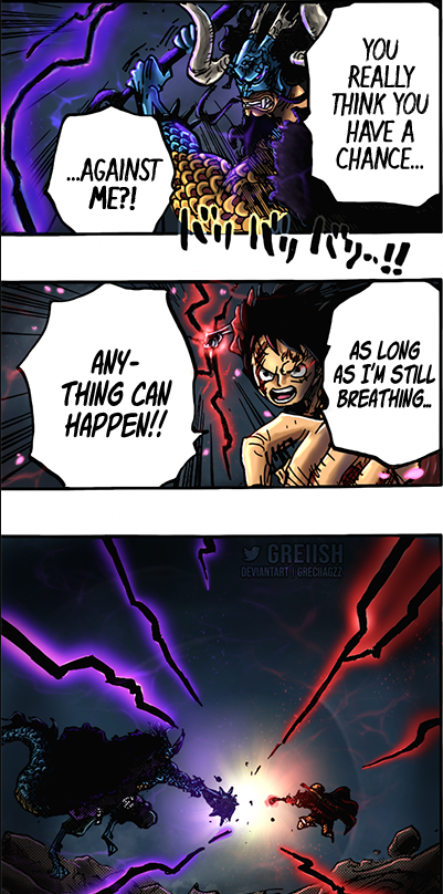 Chapter 1026 Clash - Manga Edit : r/OnePiece