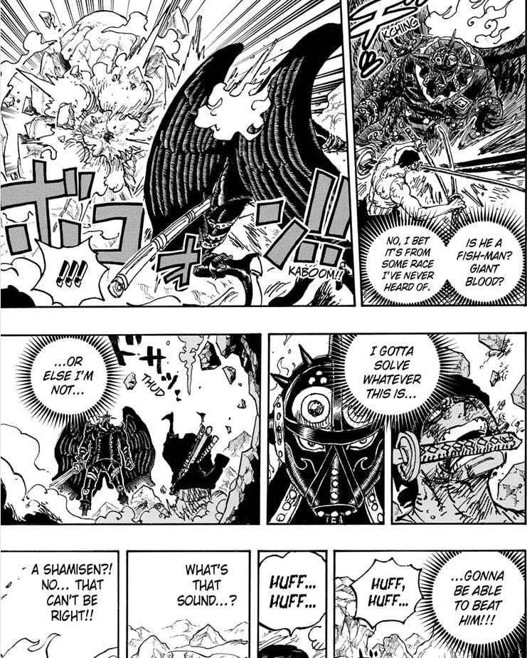 One Piece Chapter 1032 – Zoro VS King: Flame