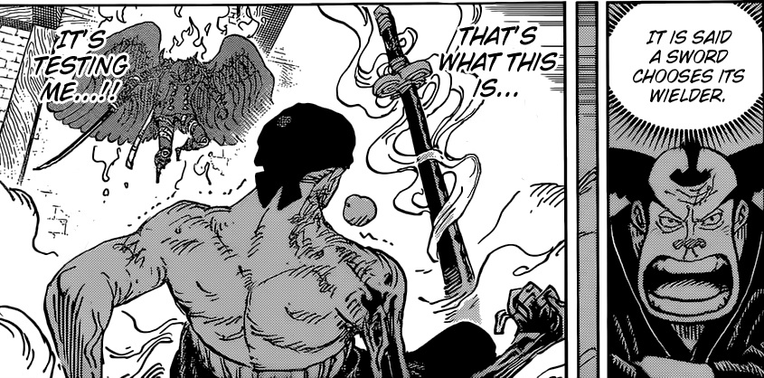 Zoro conquerors haki using enma 