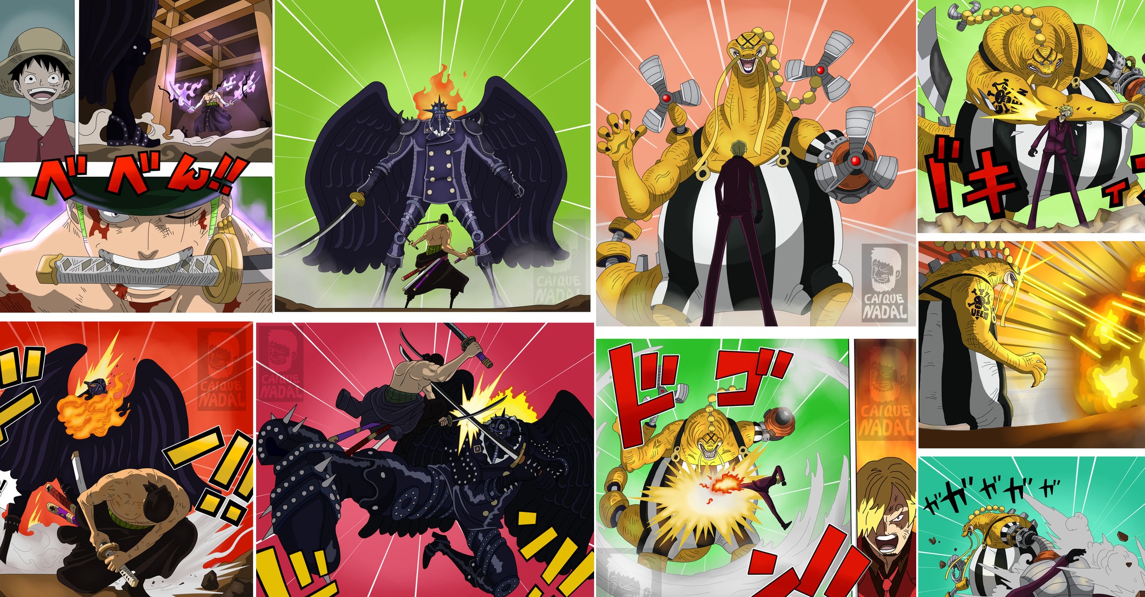 Two wings of the future pirate king 🗿 : r/OnePiece