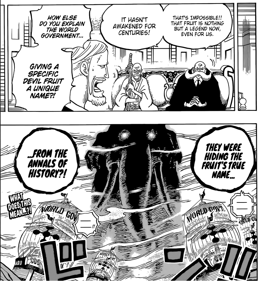 Akagami685 on X: *Spoilers For Chapter 1044⚠️: The world government wants  the gomu gomu no mi for 800 years, but they weren't to get it. The gomu  gomu no mi is actually