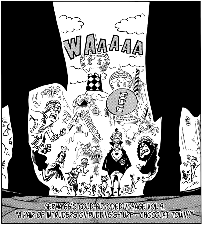 Crocodile and Daz Bonez are the 2 Intruders seen on Chapter 1046 Cover Page  - One Piece