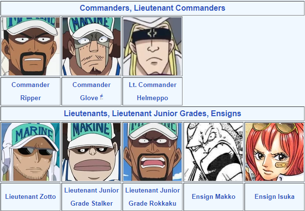 Captain (Marine Rank), One Piece Wiki