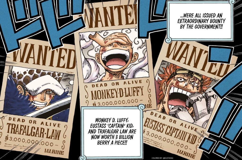 One Piece Chapter 1058: Zoro & Sanji's New Bounties Revealed