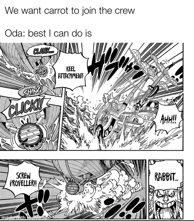 Chapter 1061 in a nutshell : r/MemePiece