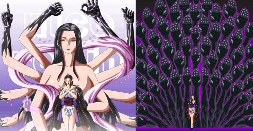 Powers & Abilities - Hana Hana no Mi - Nico Robin's power development