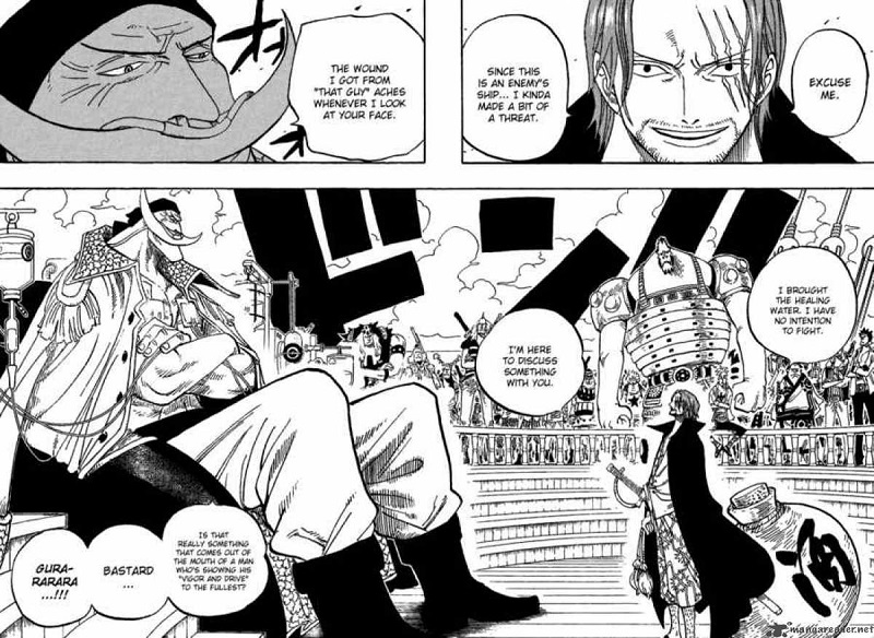 Speculations - Shanks rebuilt God Valley into his pirate base